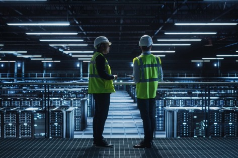IT Specialist and System administrator Talk in a data center