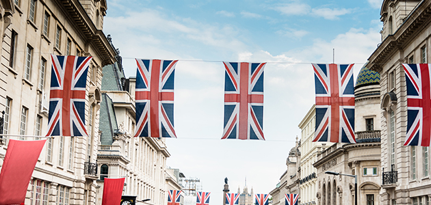 Great Britain flags